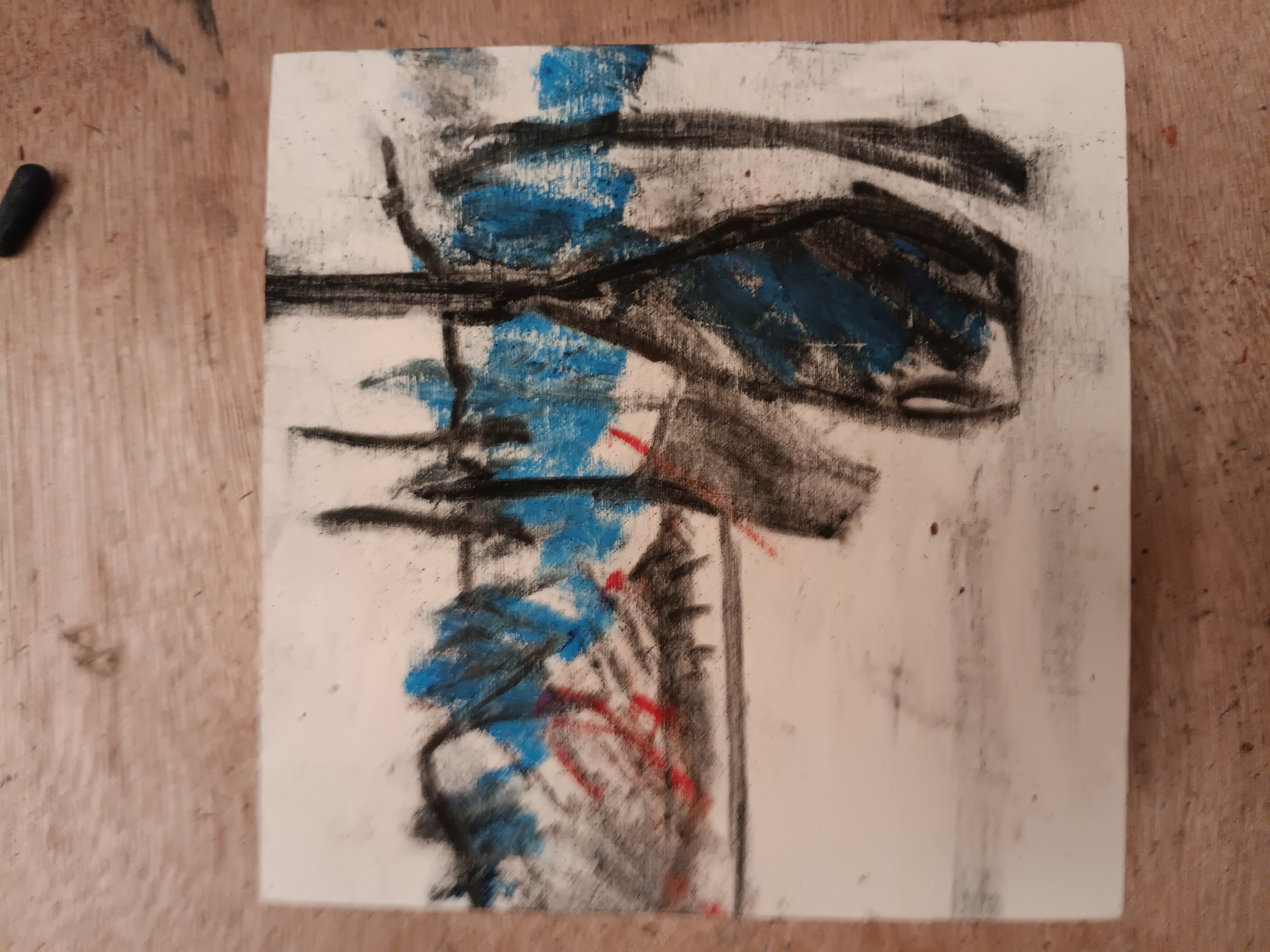 Charcoal and chalk