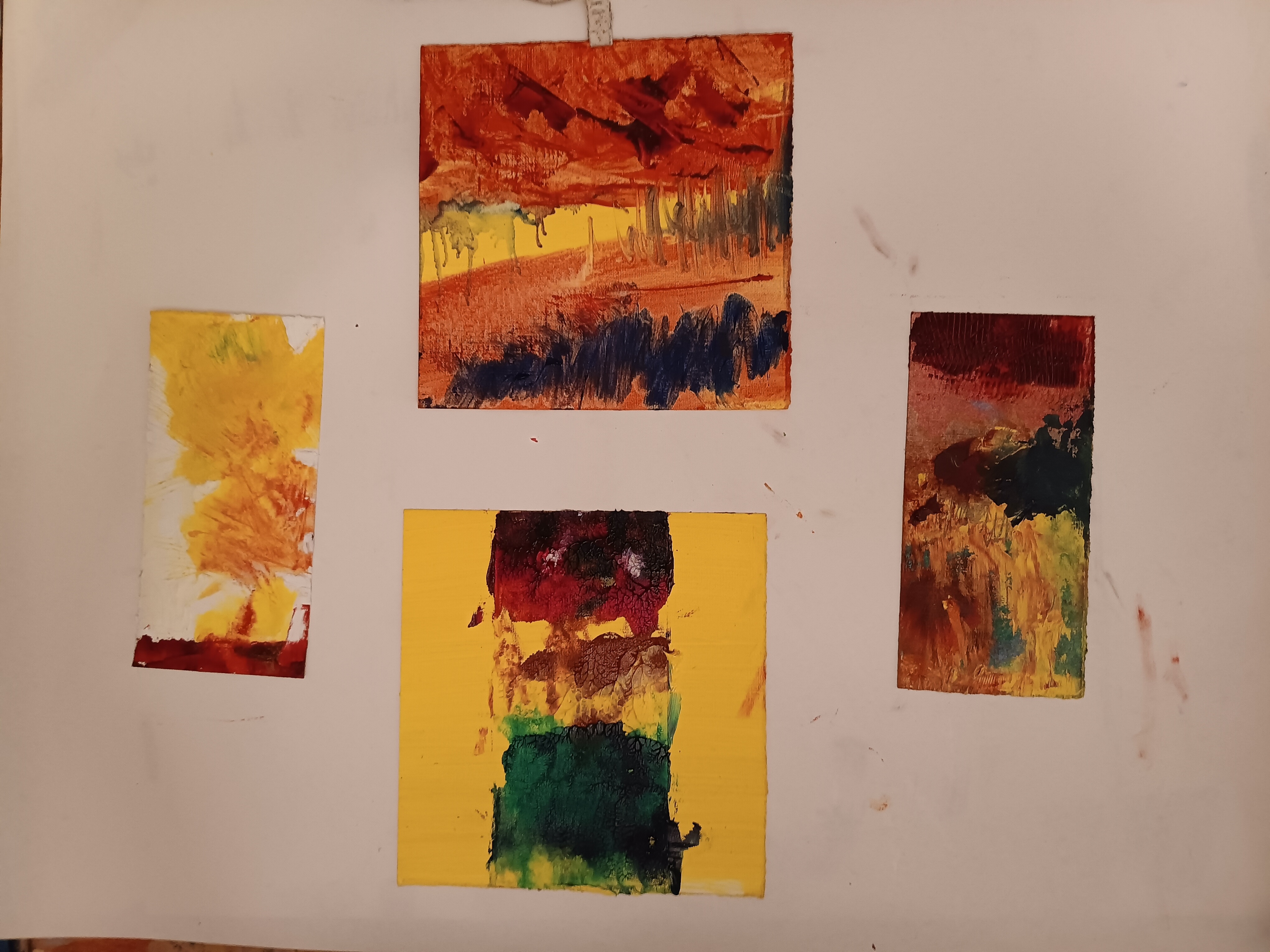 Oil on paper